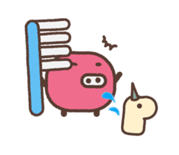 Beans pig 3 sticker #1661179