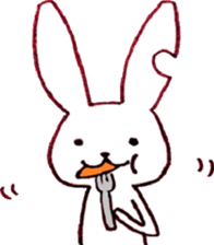 love rabbit sticker #1661268