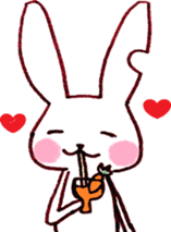 love rabbit sticker #1661269