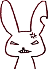 love rabbit sticker #1661276