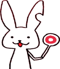 love rabbit sticker #1661277