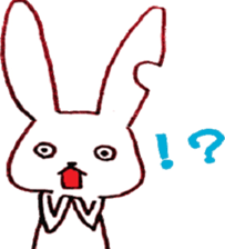love rabbit sticker #1661280