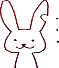 love rabbit sticker #1661281