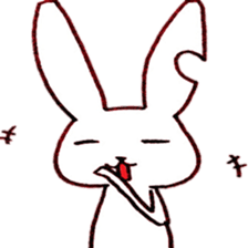 love rabbit sticker #1661282