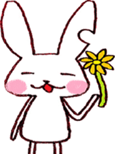 love rabbit sticker #1661286