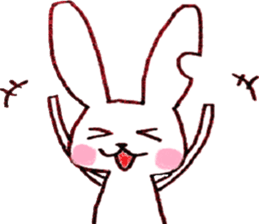 love rabbit sticker #1661288