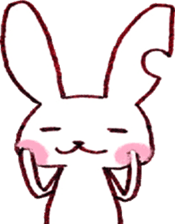 love rabbit sticker #1661289