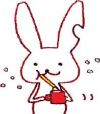 love rabbit sticker #1661295