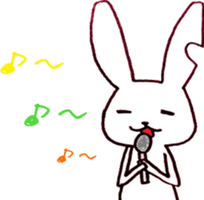 love rabbit sticker #1661296