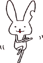 love rabbit sticker #1661298