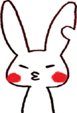 love rabbit sticker #1661299