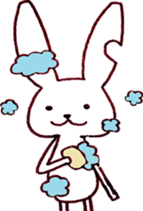 love rabbit sticker #1661302