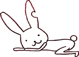 love rabbit sticker #1661303