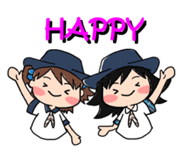 Kokoro & Mirai's Happy Days sticker #1661385