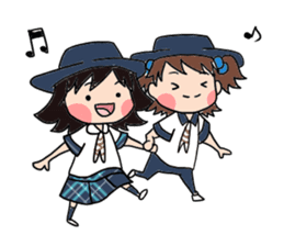 Kokoro & Mirai's Happy Days sticker #1661396