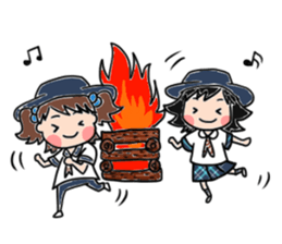 Kokoro & Mirai's Happy Days sticker #1661414