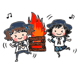 Kokoro & Mirai's Happy Days sticker #1661414