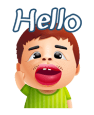 Nerd boy chalala (En) sticker #1662265