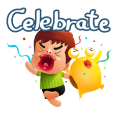 Nerd boy chalala (En) sticker #1662285