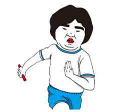 STRONGEST LEGEND (Cool lines version) sticker #1662859