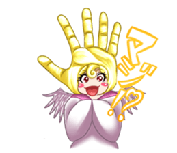 Hand Angel sticker #1663228