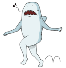 Shark men sticker #1663350