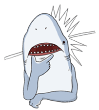 Shark men sticker #1663363