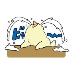 Chubby bird sticker #1663639
