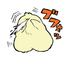 Chubby bird sticker #1663642