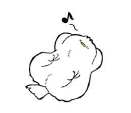 Chubby bird sticker #1663643