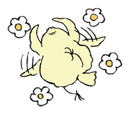 Chubby bird sticker #1663647