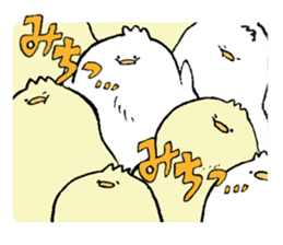 Chubby bird sticker #1663656