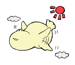 Chubby bird sticker #1663663