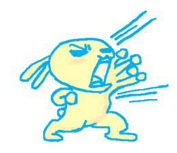 silly rabbit - yo! sticker #1664317