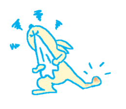 silly rabbit - yo! sticker #1664322