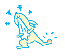 silly rabbit - yo! sticker #1664322