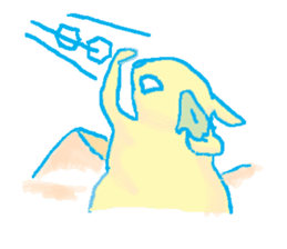 silly rabbit - yo! sticker #1664324