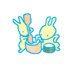 silly rabbit - yo! sticker #1664325