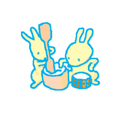 silly rabbit - yo! sticker #1664325