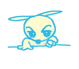 silly rabbit - yo! sticker #1664339
