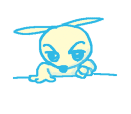 silly rabbit - yo! sticker #1664339