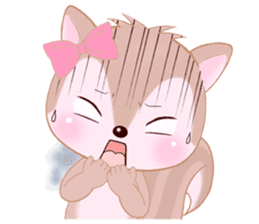 Baby squirrel & chick ~English ver.~ sticker #1664348