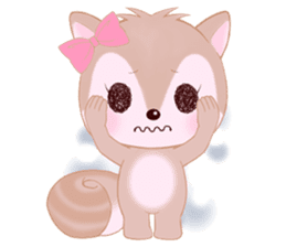 Baby squirrel & chick ~English ver.~ sticker #1664356