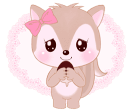 Baby squirrel & chick ~English ver.~ sticker #1664360