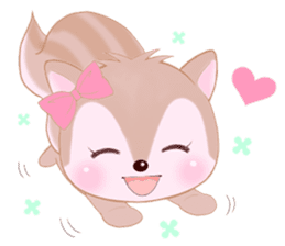 Baby squirrel & chick ~English ver.~ sticker #1664361