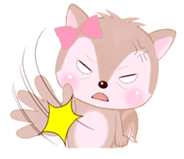 Baby squirrel & chick ~English ver.~ sticker #1664366