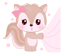 Baby squirrel & chick ~English ver.~ sticker #1664372