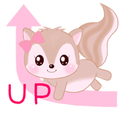 Baby squirrel & chick ~English ver.~ sticker #1664375