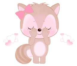 Baby squirrel & chick ~English ver.~ sticker #1664377