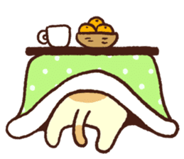 Daily life of kotatsu cat sticker #1664395